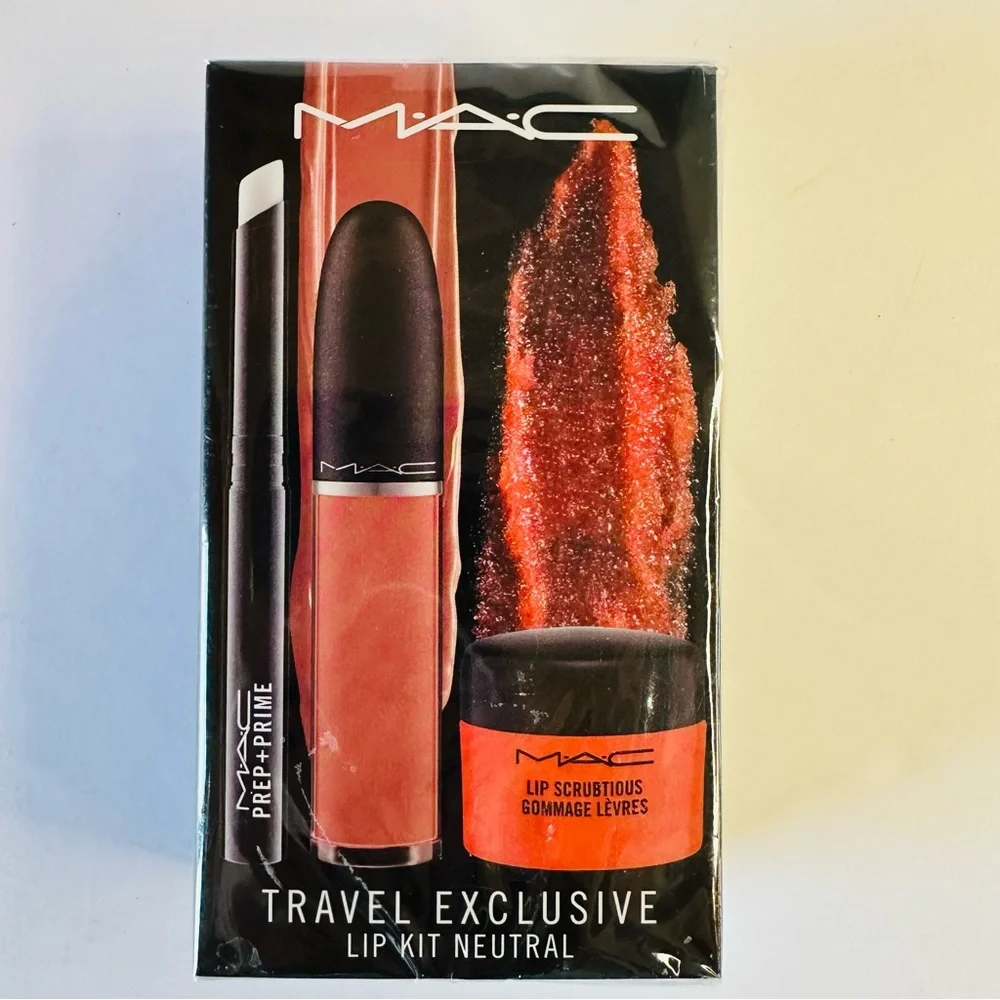 MAC Lip Kit Neutral 3 Piece Set Exclusive Lady be Good